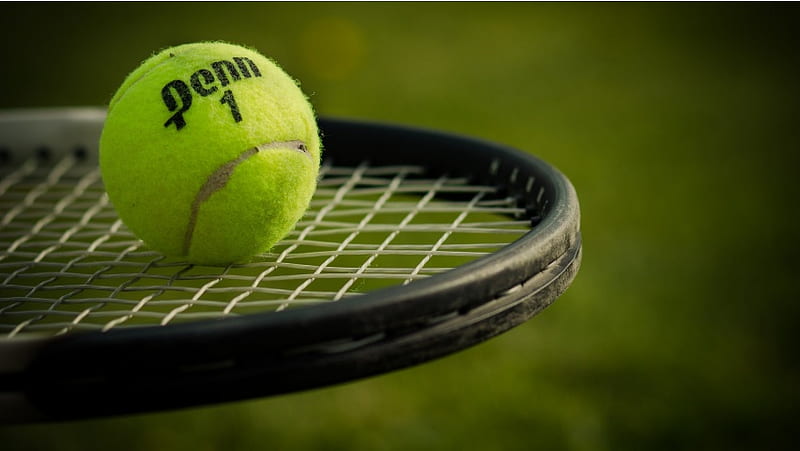 Tennis Ball And Racket Sports, HD wallpaper