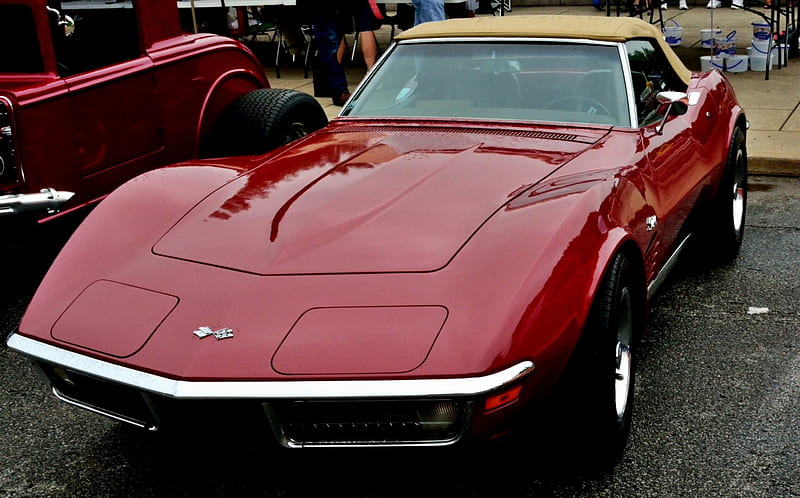 Classic Corvette, old corvette, corvette, vintage corvette, HD wallpaper Classic Corvette, old corvette, corvette, vintage corvette, HD wallpaper