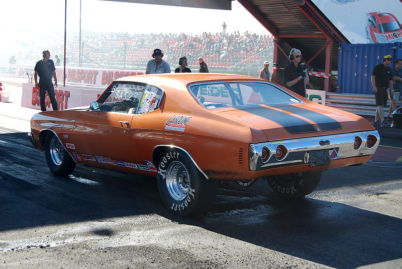 1971 Chevy Chevelle SS, race, car, chevelle, chevy, drag, HD wallpaper