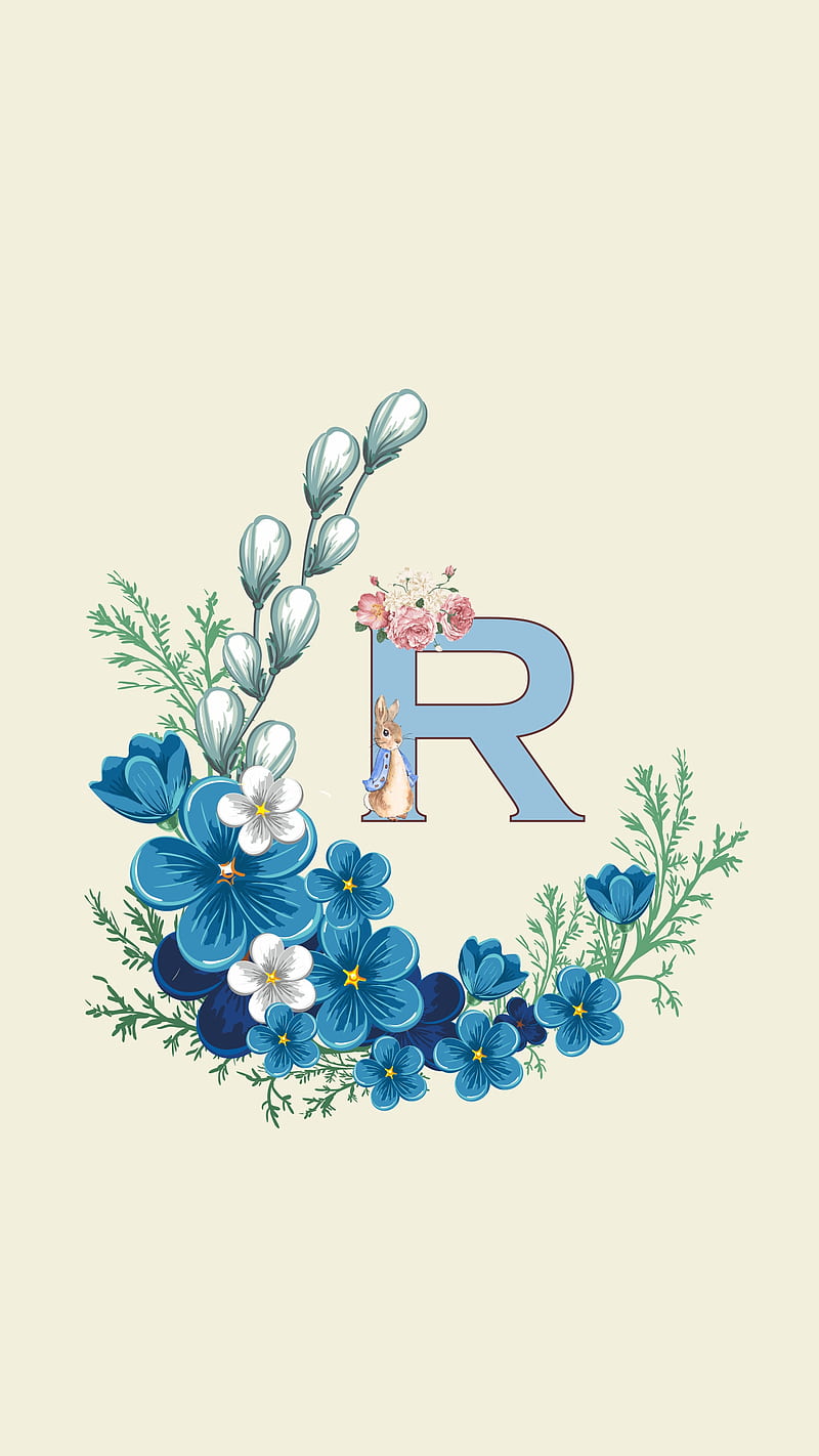 Alphabet Letter R, R, flowers, ipad, iphone, oppo, phone, samsung, screen,  tablet, HD phone wallpaper | Peakpx