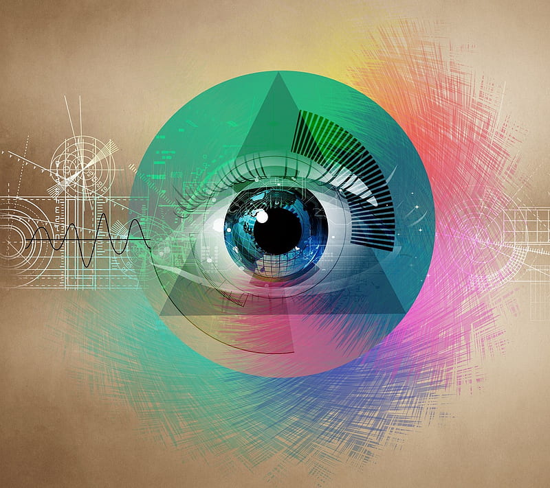 The Eye Symbol, conspiracy, digital, globe, illuminati, mason, triangle, HD wallpaper