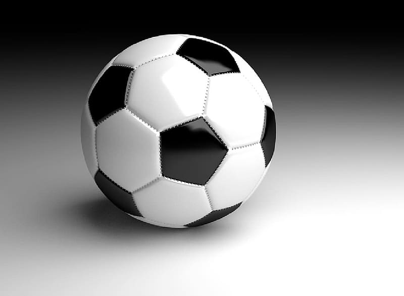 Soccer ball, game, black, Soccer, ball, white, HD wallpaper