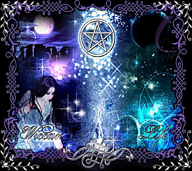 Vida wicca ~, bruja, brujería, pagana, símbolos, wicca, Fondo de pantalla  HD | Peakpx