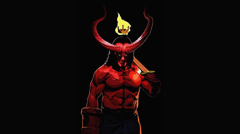 Poster Of Hellboy Movie Artwork, HD wallpaper