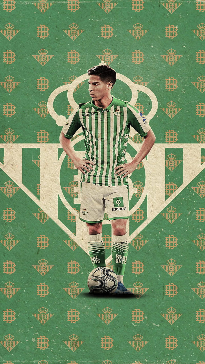 Diego Lainez, football, mexican, real betis, winger, HD phone wallpaper