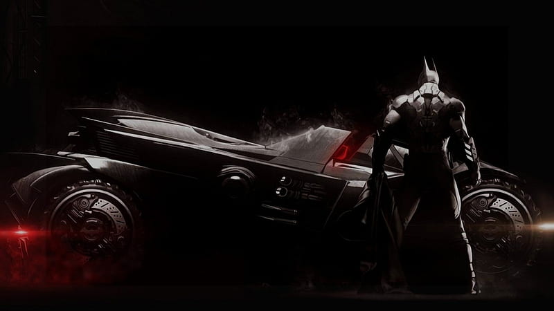Batman, batpod, future, dark, game, knight, HD wallpaper