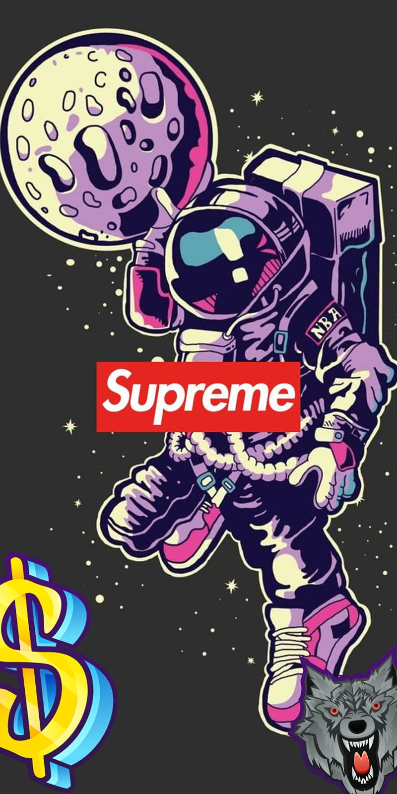 Supreme money, supreme, cool, hypebeast, HD phone wallpaper