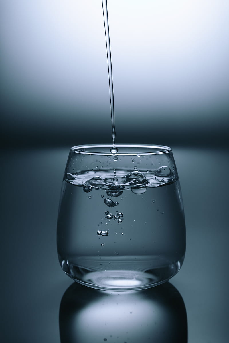 glass, water, drops, liquid, gray, HD phone wallpaper