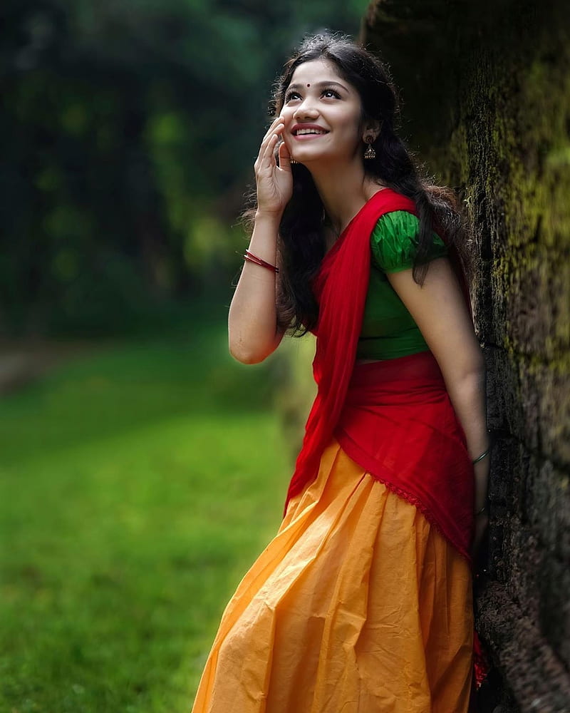 Jasnya Jayadeesh, actress, malayalam, HD phone wallpaper | Peakpx