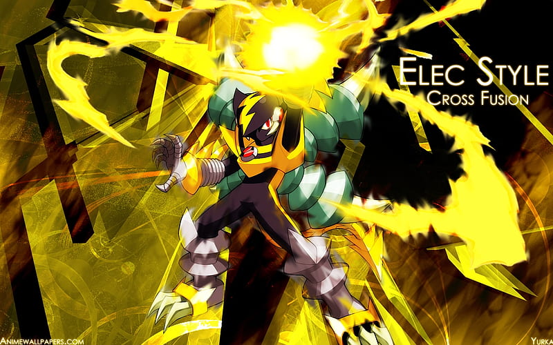Elec Cross Beast Out, megaman, megaman exe, battle network, HD wallpaper |  Peakpx