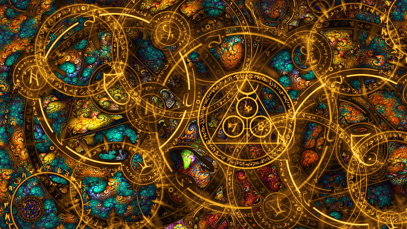 Time Wheel Abstract Abstract, HD wallpaper