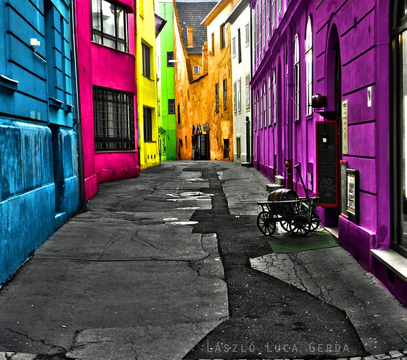 Colour Street photo. Colorful Street. Color street