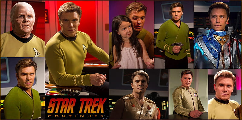 Actor Vic Mignogna as Captain James Tiberius Kirk, Captain Kirk, Kirk, Star Trek Continues, STC, James Kirk, HD wallpaper