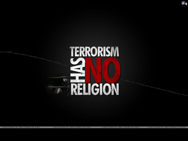 Terrorism has NO RELIGION, no, terrorism, threat, stop, religion, HD wallpaper