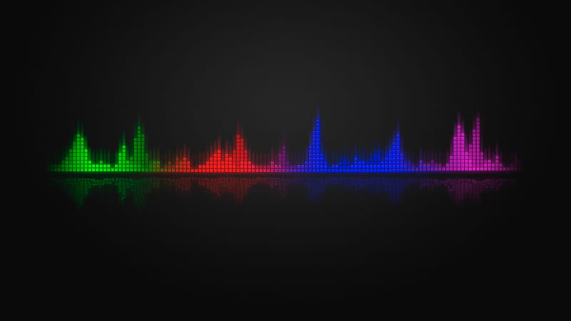 Equalizer, equalizer, colorful, abstract, artwork, HD wallpaper