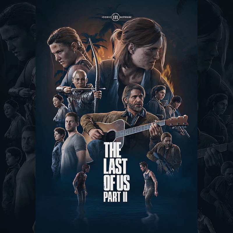 TLOU poster, game of the year, games, goty, playstation, ps4, the last of us, the last of us part ii, tloup2, HD phone wallpaper
