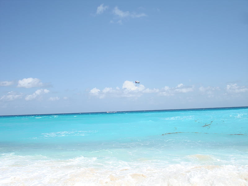 Cancun Beaches , oceans, Islands, waves, sky, clouds, graphy, beaches, white, blue, HD wallpaper