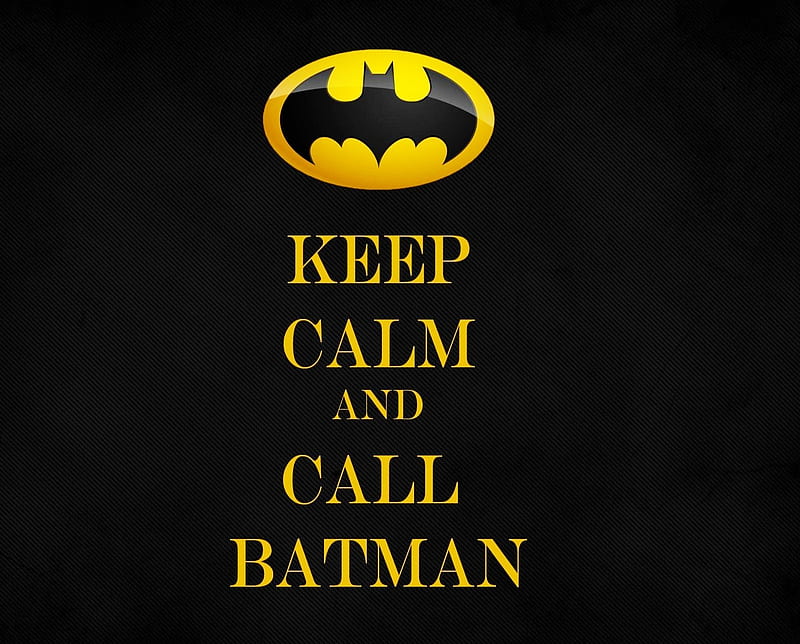 Batman Call, calm, comic, funny, HD wallpaper