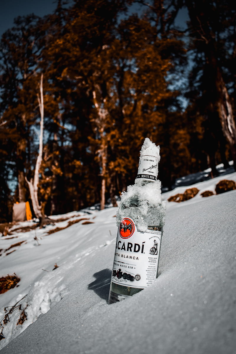 Bacardi Rum, snow, HD phone wallpaper | Peakpx