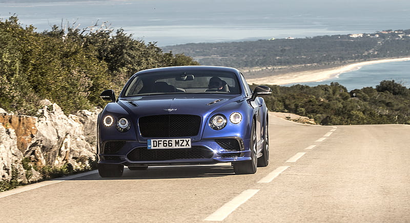 2018 Bentley Continental GT Supersports Coupe (Color: Moroccan Blue) - Front , car, HD wallpaper