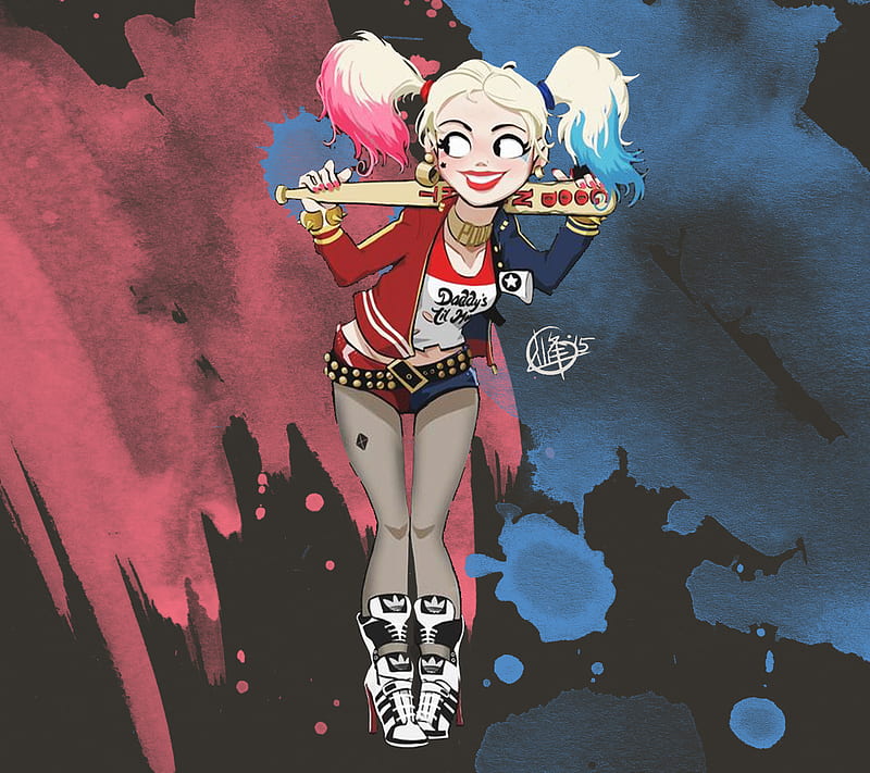 Harley Quinn, designs, HD wallpaper