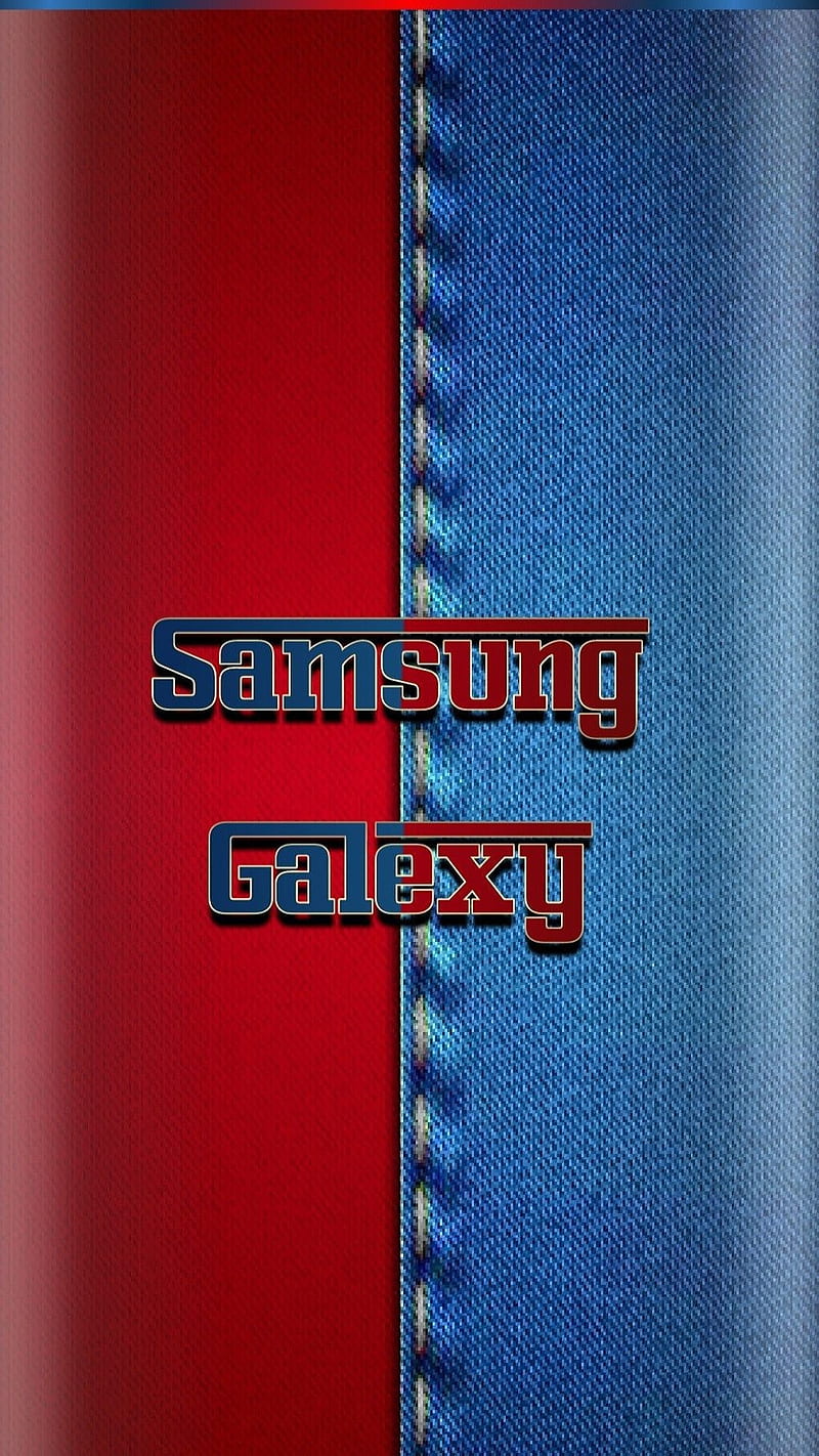 Samsung, blue, desenho, edge, galexy, mobile, phone, red, HD phone wallpaper