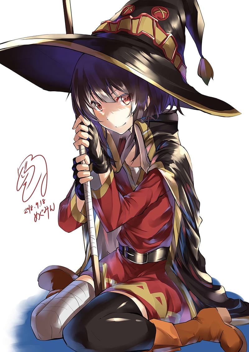 megumin (kono subarashii sekai ni bakuen wo!) drawn by wa_ki_ya_ku