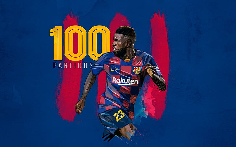 Umtiti fulfilled 100 games with BarÃ§a on his return after the injury, HD wallpaper