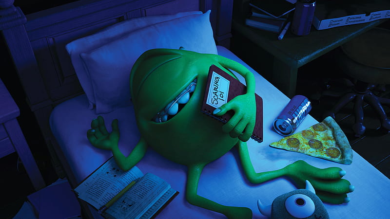 Monsters University Mike Wazowski , pixar, disney, movies, monsters-university, animated-movies, HD wallpaper