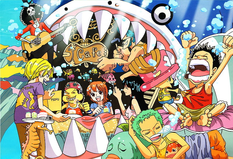 One Piece, Brook (One Piece), Franky (One Piece), Monkey D. Luffy, Nami (One  Piece), HD wallpaper | Peakpx