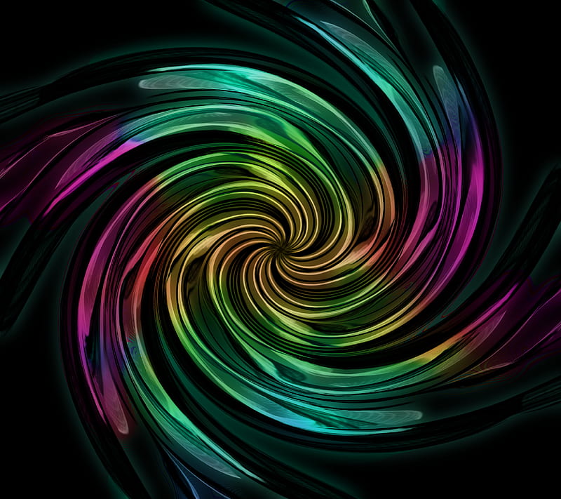 Twirl Blob 4, abstract, blob, twirl, HD wallpaper