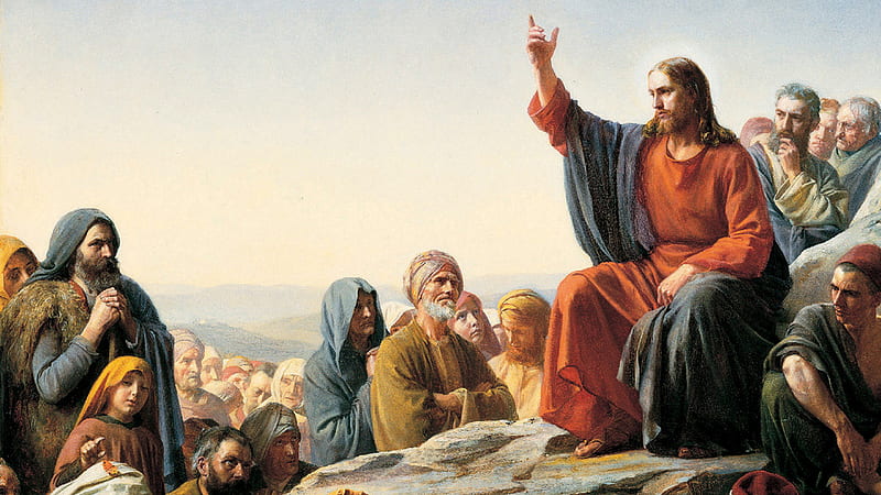 Jesus Is Teaching Jesus, HD wallpaper