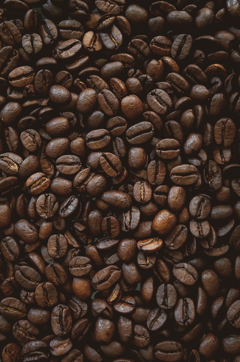 coffee beans, coffee, beans, brown, roasting, HD phone wallpaper