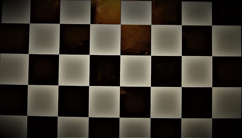 Chess or Metal, kitchen floor, chess, metal, game boards, black and white, box, HD wallpaper