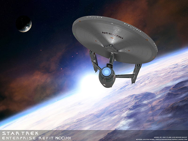 Star Trek 1701 Refit, tv series, star trek, HD wallpaper