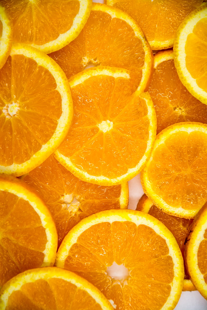 sliced of tangerine fruits, HD phone wallpaper