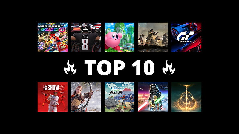 Top 10 Best Selling Console & PC Games '22: - 9 to 5 Gamers, Black Plasma Studios, HD wallpaper