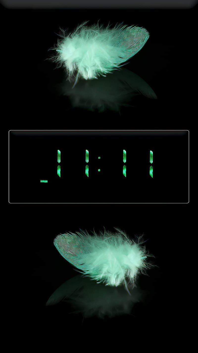 11:11z, 11:11, Terran, abstract, conceptual, desenho, feather, feathers,  green, HD phone wallpaper | Peakpx