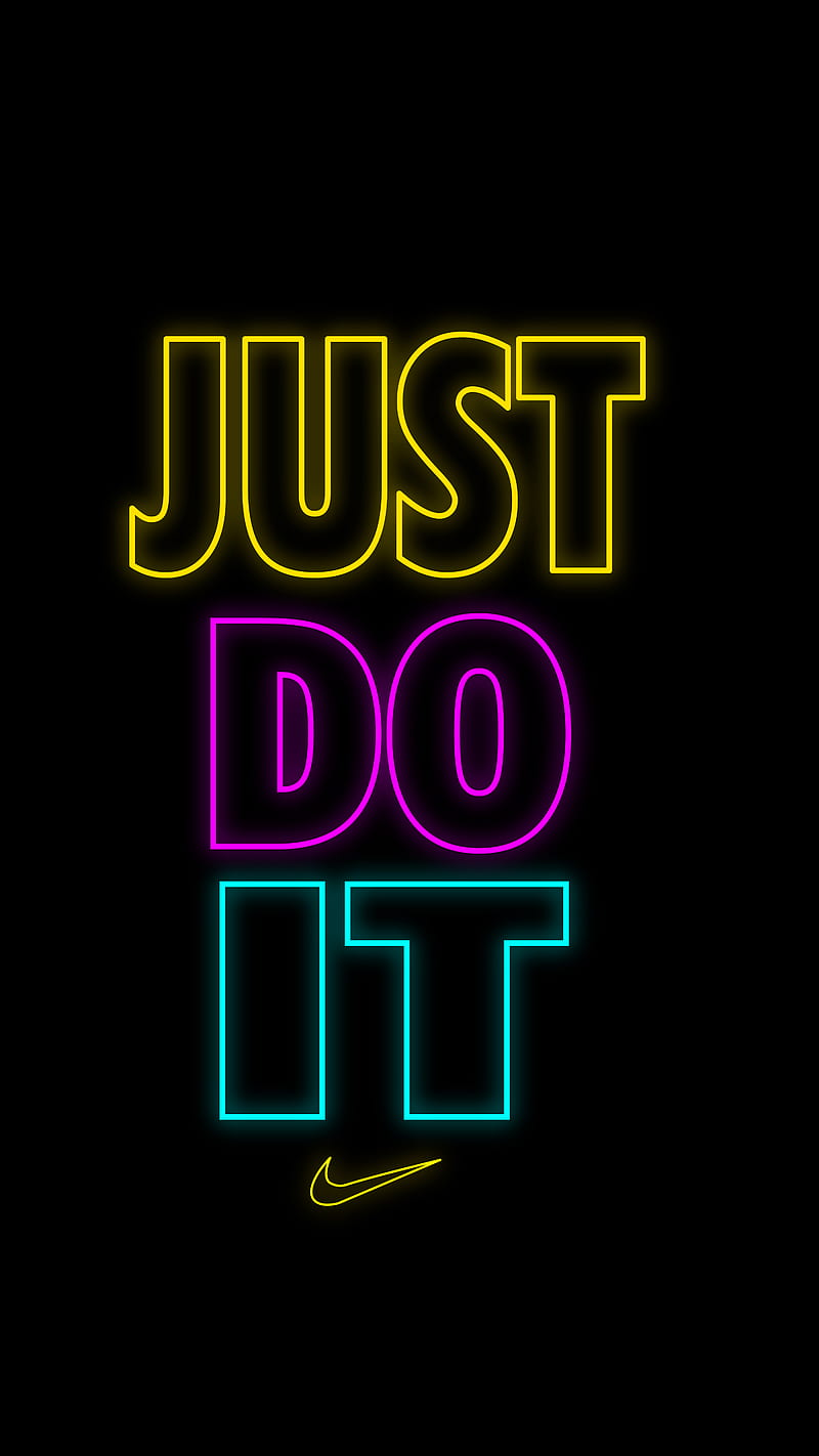Nike Just Do It Logo Glittering Animation GIF | GIFDB.com
