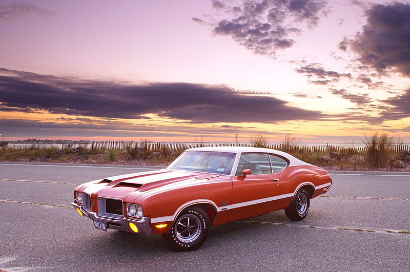 1971-Oldsmobile-442, Classic, Olds, GM, Muscle, HD wallpaper