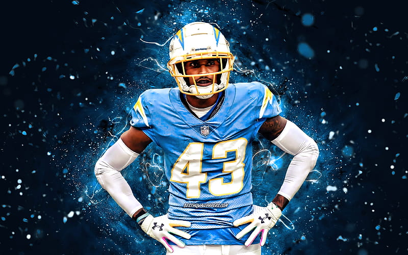 Download Football Player Derwin James Los Angeles Chargers Wallpaper   Wallpaperscom