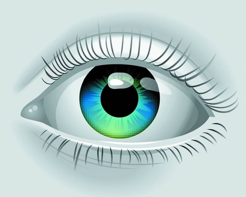 3D eye, lashes, 3D, pupil, eye, HD wallpaper