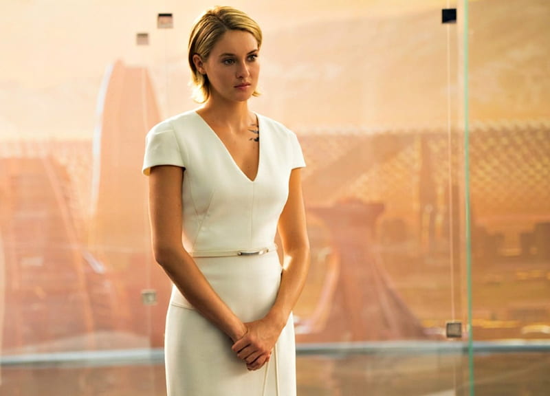 The Divergent Series: Allegiant (2016), fantasy, movie, actress, orange, divergent series, allegiant, Shailene Woodley, white, HD wallpaper