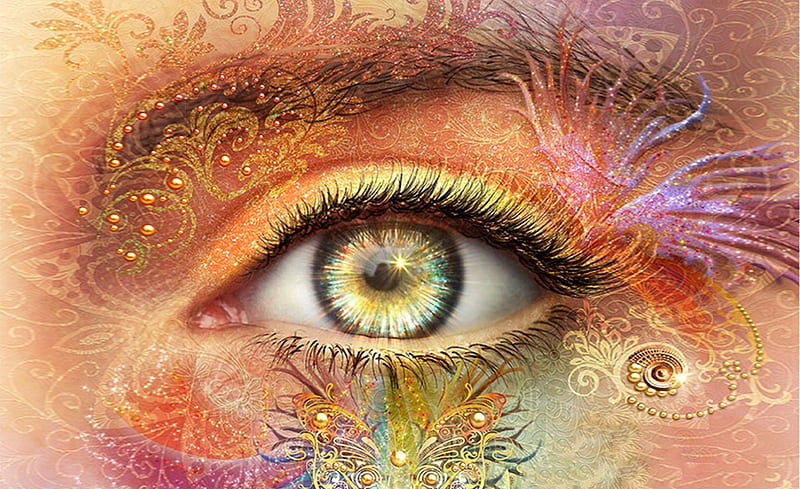 1920x1080px 1080p Free Download Fantasy Eye Art Colors Face Digital Art Eyes Hd 7431