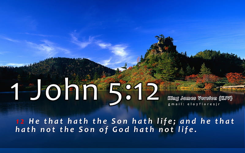 John 5:12, bible verse, John 5, bible verse background, bible verse, HD  wallpaper | Peakpx