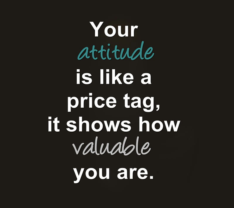 Your attitude, HD wallpaper | Peakpx