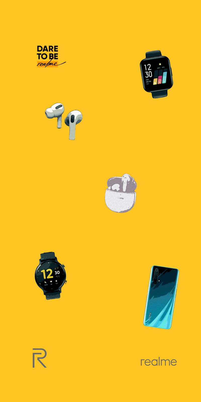 Realme Product, dare to leap, realme 5 pro, realme watch, relame, HD phone wallpaper