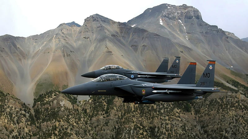 F-15E, Military, aircraft, Mcdonnell Douglas, HD wallpaper
