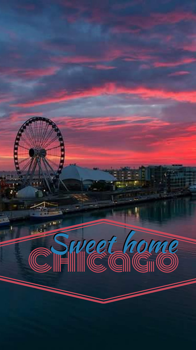 Chicago, blues brothers, ferris wheel, illinois, navy pier, sweet home chicago, HD phone wallpaper