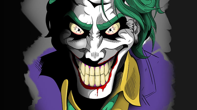 Joker Art 2019, joker, superheroes, artwork, artist, behance, digital-art, HD wallpaper